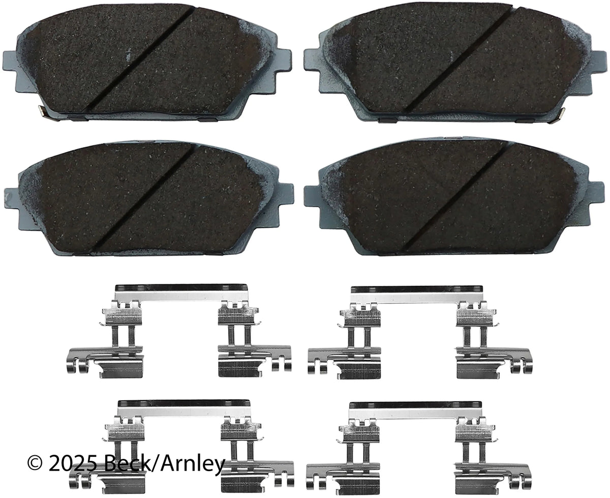 Beck/Arnley 085-6983 2016-2021 Mazda CX-3 Disc Brake Pad Set
