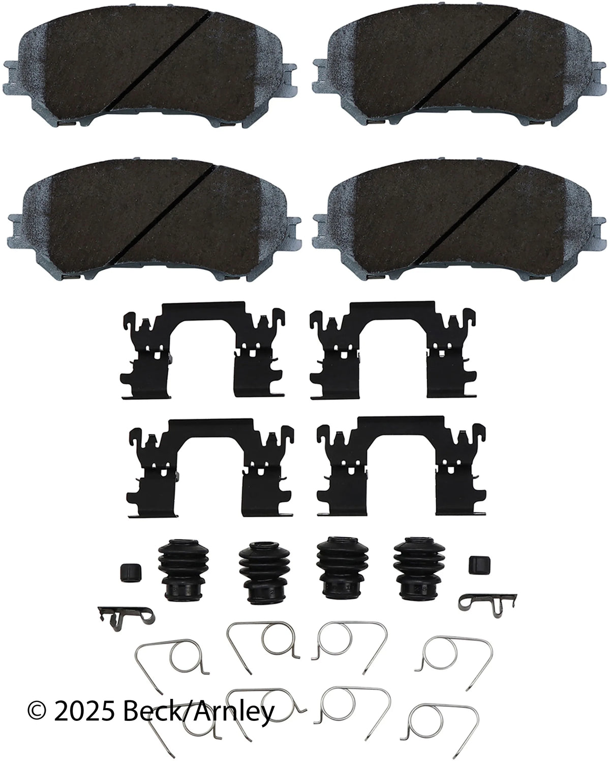 Beck/Arnley 085-6986 2017-2022 Nissan Rogue Sport Disc Brake Pad Set