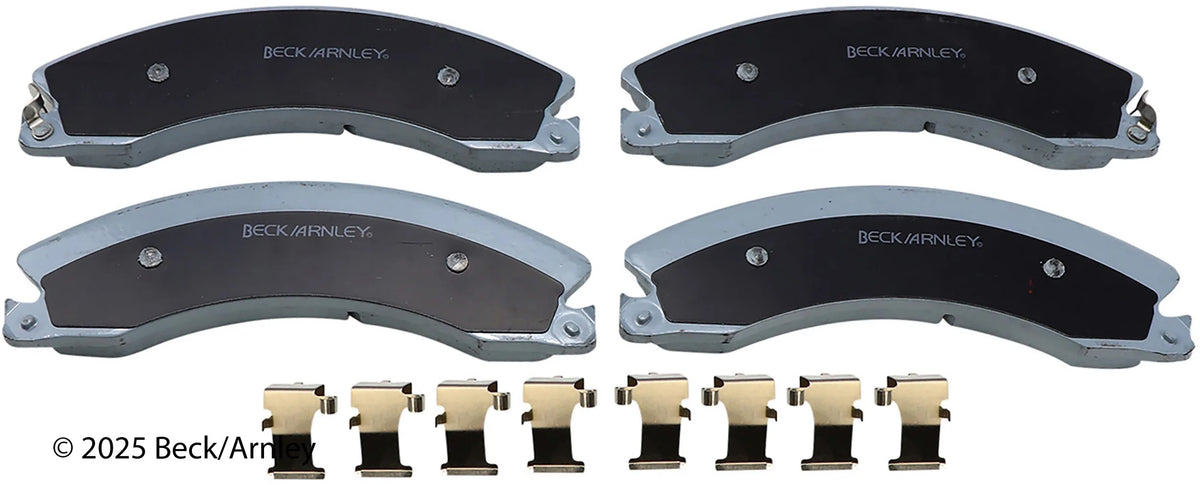 Beck/Arnley 085-6989 2016-2023 Nissan TITAN XD Disc Brake Pad Set