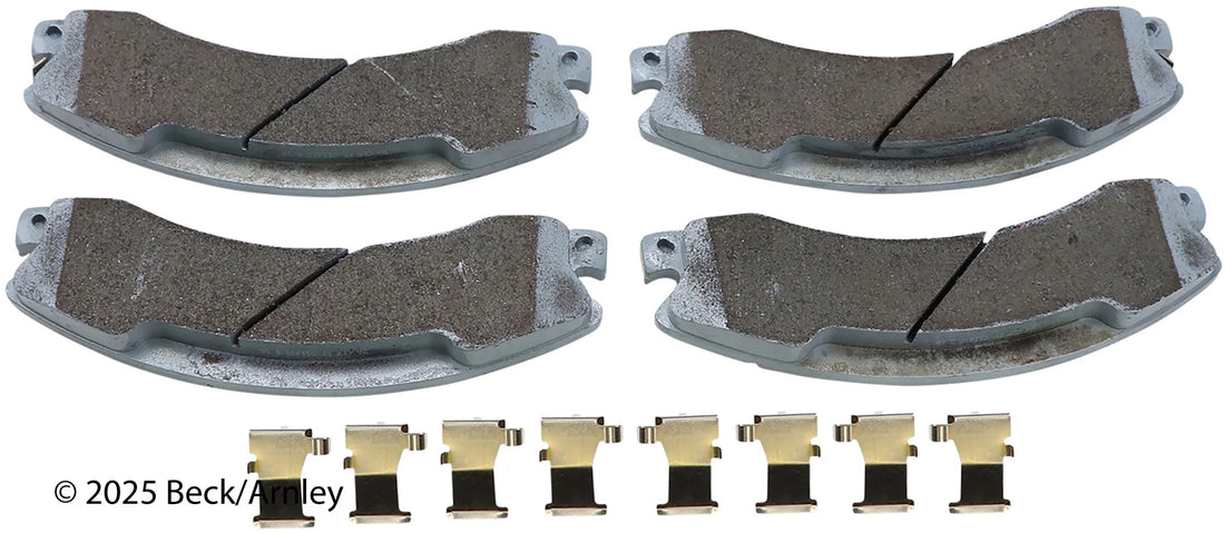 Beck/Arnley 085-6989 2016-2023 Nissan TITAN XD Disc Brake Pad Set