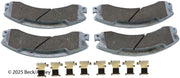 Beck/Arnley 085-6989 2016-2023 Nissan TITAN XD Disc Brake Pad Set