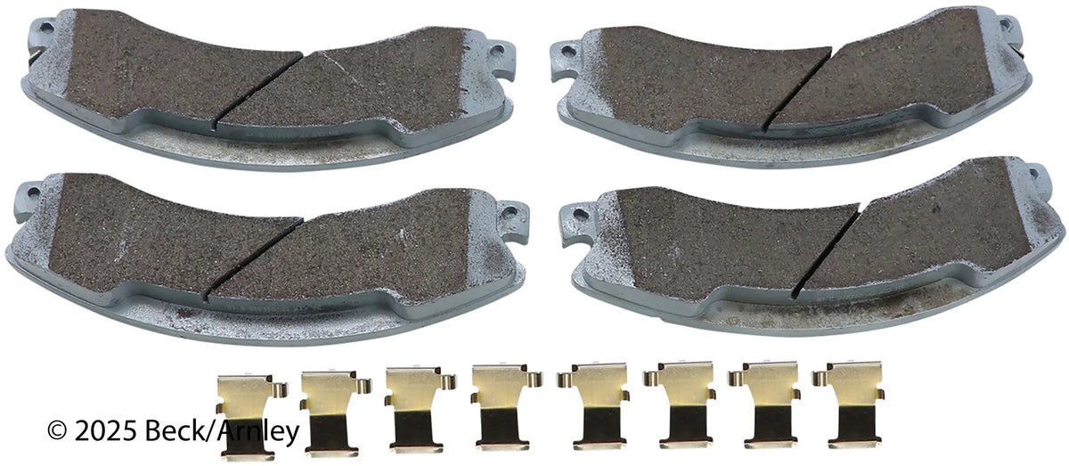 Beck/Arnley 085-6989 2016-2023 Nissan TITAN XD Disc Brake Pad Set