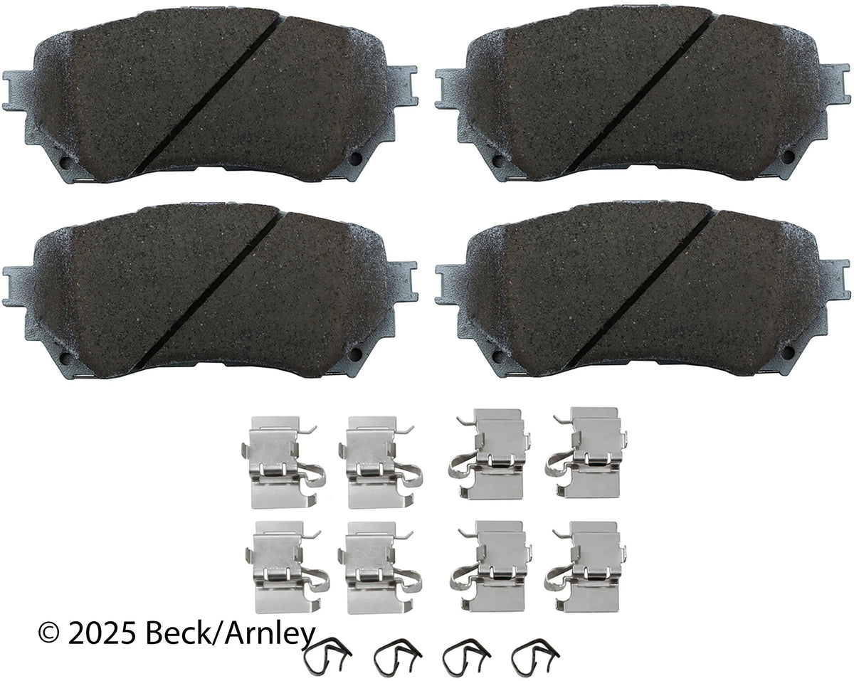 Beck/Arnley 085-6991 2014-2021 Mazda 6 Disc Brake Pad Set