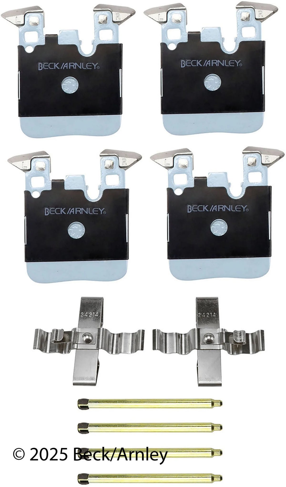 Beck/Arnley 085-7012 2017-2021 BMW M240i Disc Brake Pad Set