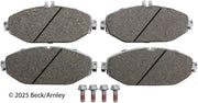 Beck/Arnley 085-7016 2015-2023 Mercedes-Benz C300 Disc Brake Pad Set