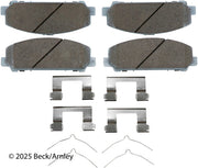 Beck/Arnley 085-7017 2013-2024 Nissan TITAN Disc Brake Pad Set