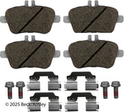 Beck/Arnley 085-7033 2017-2020 Mercedes-Benz SLC300 Disc Brake Pad Set