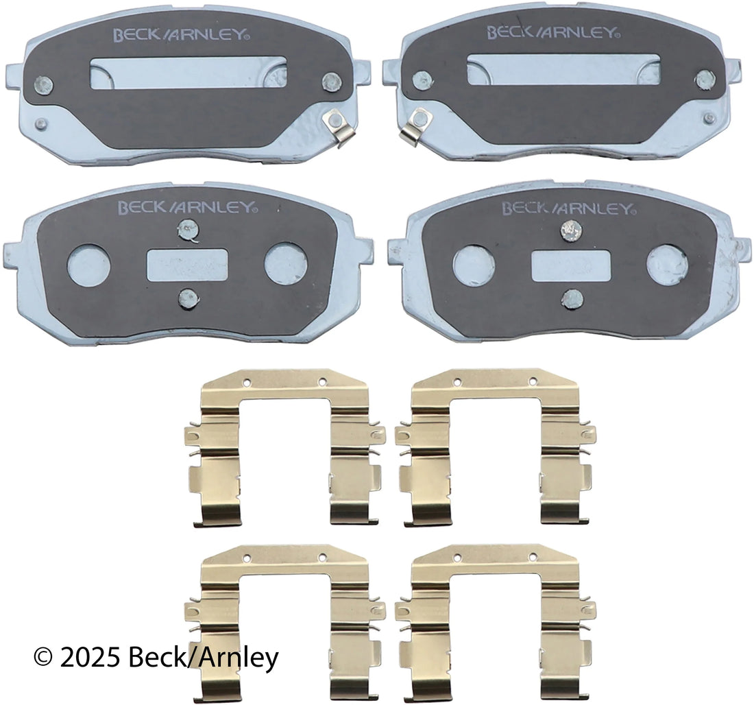 Beck/Arnley 085-7048 2021-2025 Kia Seltos Disc Brake Pad Set