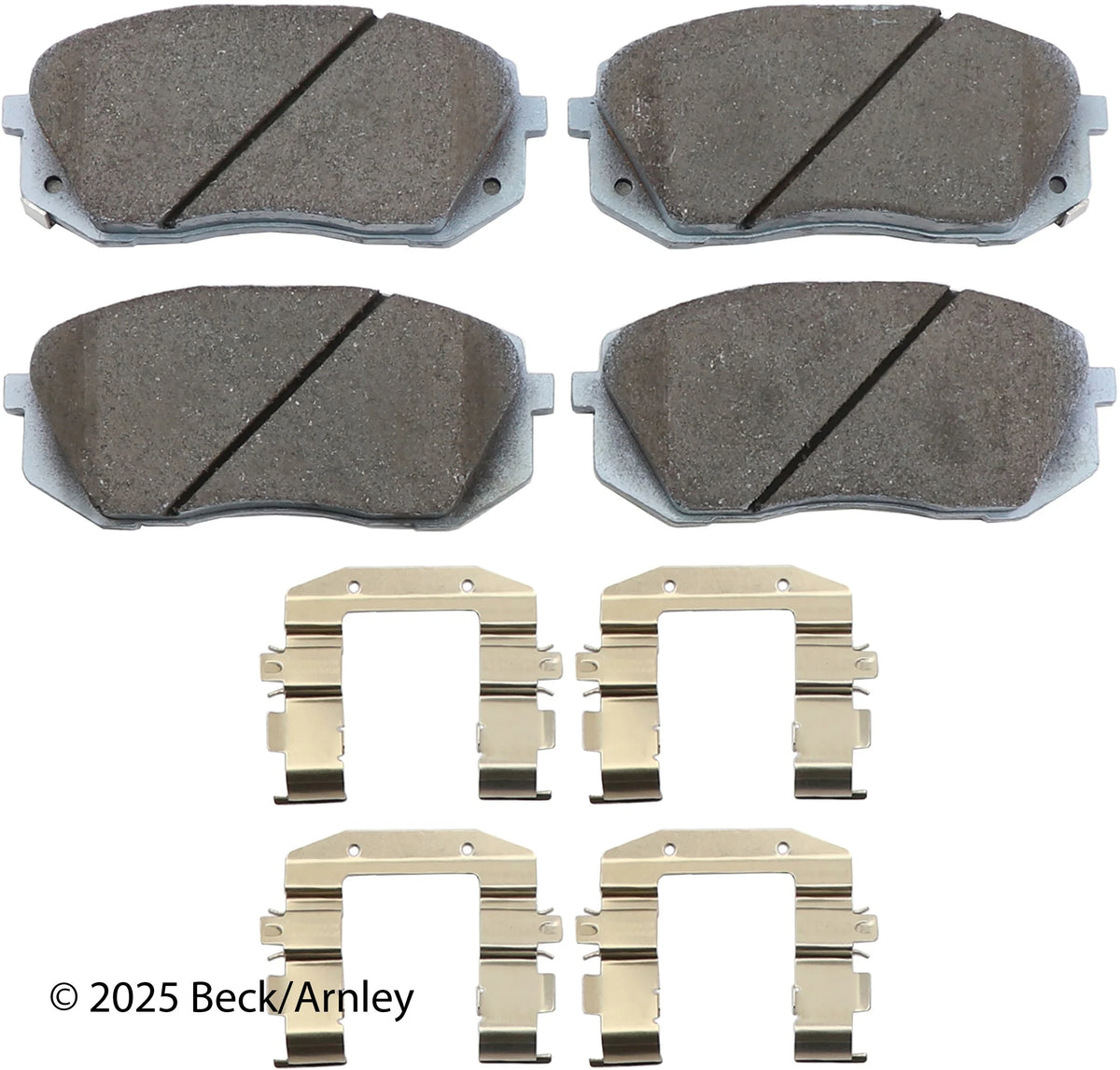 Beck/Arnley 085-7048 2021-2025 Kia Seltos Disc Brake Pad Set