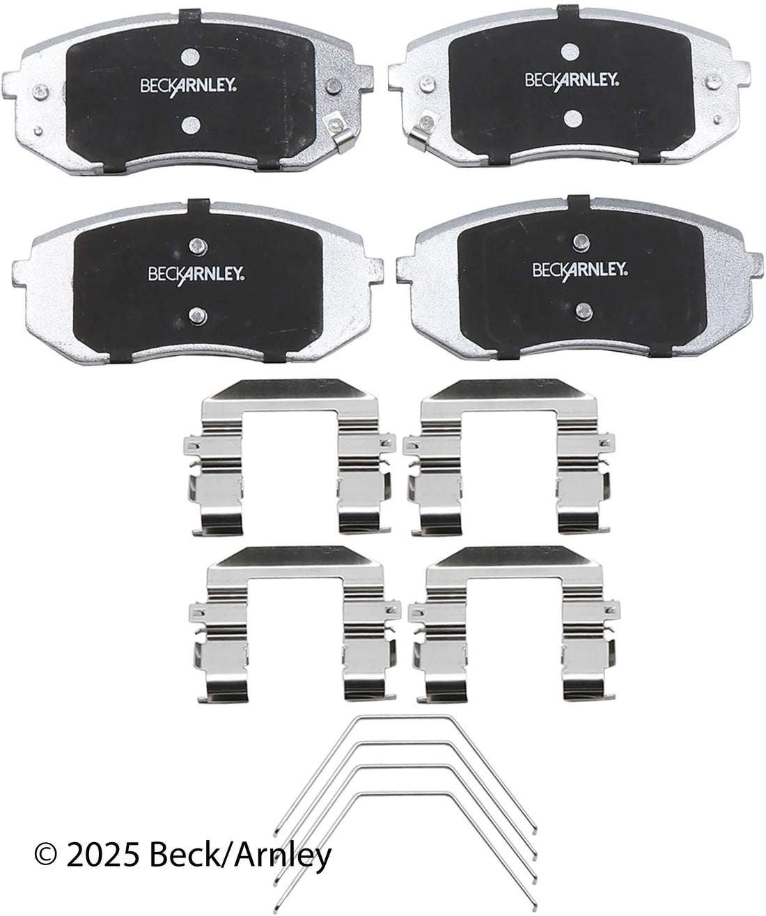 Beck/Arnley 085-7050 2019-2023 Hyundai Kona Electric Disc Brake Pad Set