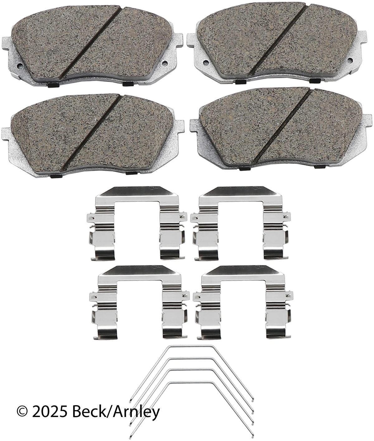 Beck/Arnley 085-7050 2019-2023 Hyundai Kona Electric Disc Brake Pad Set