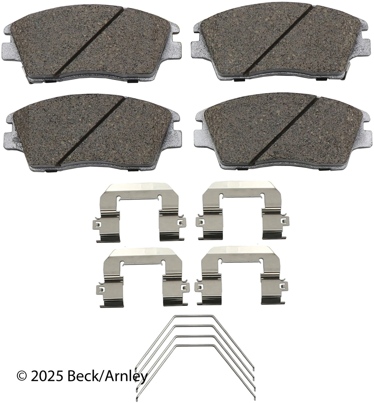 Beck/Arnley 085-7051 2017-2022 Kia Sportage Disc Brake Pad Set