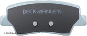 Beck/Arnley 085-7052 2017-2022 Kia Sportage Disc Brake Pad Set