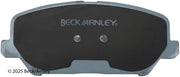 Beck/Arnley 085-7053 2014-2016 Kia Forte Koup Disc Brake Pad Set
