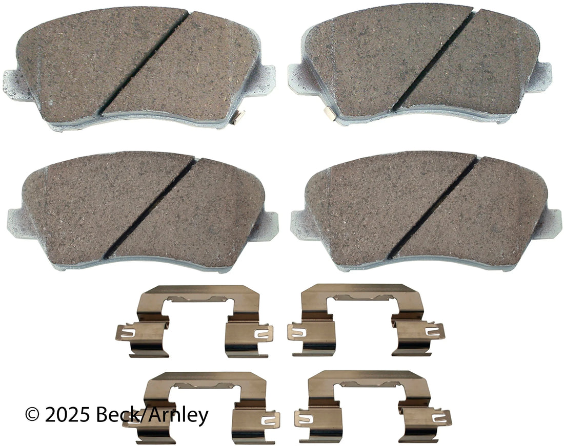 Beck/Arnley 085-7054 2016-2021 Hyundai Veloster Disc Brake Pad Set