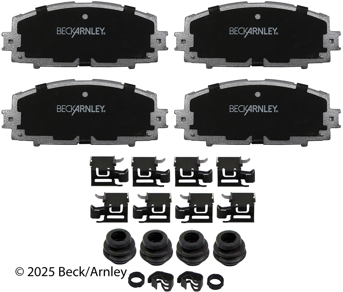 Beck/Arnley 085-7056 2010-2022 Toyota Prius Disc Brake Pad Set