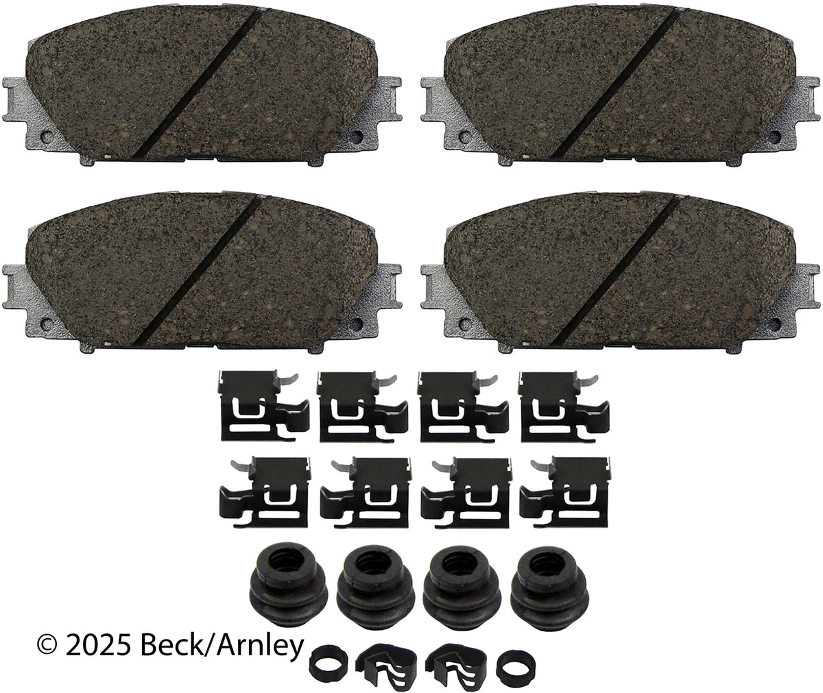 Beck/Arnley 085-7056 2010-2022 Toyota Prius Disc Brake Pad Set