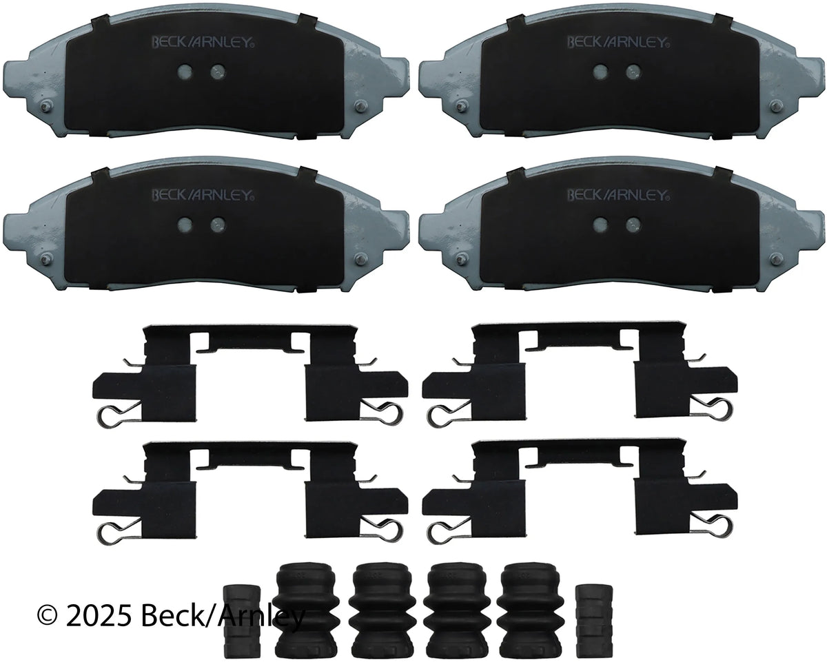 Beck/Arnley 085-7057 2016-2026 Nissan Frontier Disc Brake Pad Set