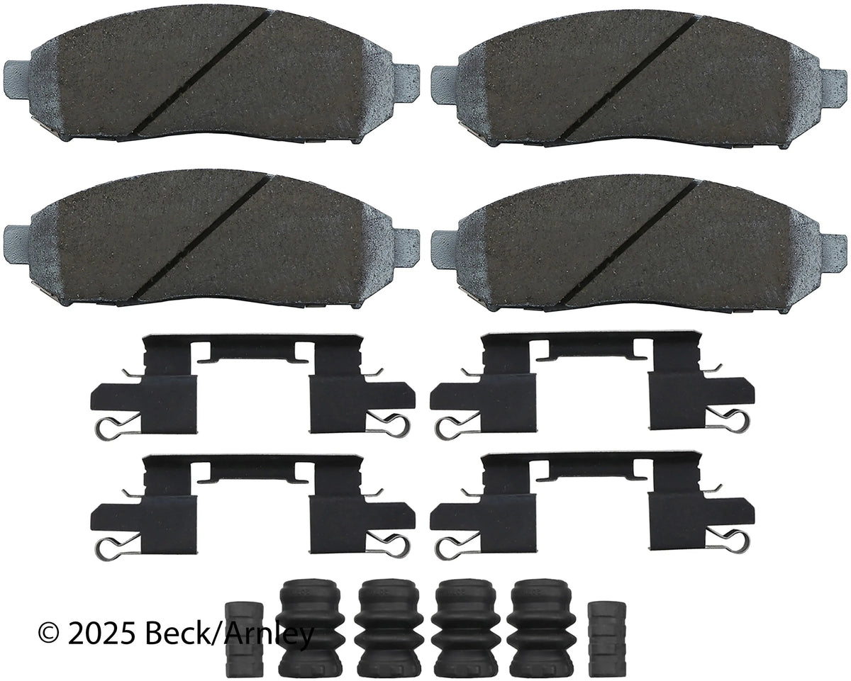 Beck/Arnley 085-7057 2016-2026 Nissan Frontier Disc Brake Pad Set