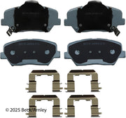 Beck/Arnley 085-7058 2013-2016 Hyundai Santa Fe Sport Disc Brake Pad Set