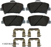 Beck/Arnley 085-7058 2013-2016 Hyundai Santa Fe Sport Disc Brake Pad Set