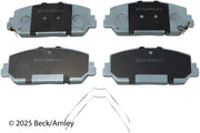 Beck/Arnley 085-7063 2016-2018 Acura ILX Disc Brake Pad Set