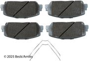 Beck/Arnley 085-7063 2016-2018 Acura ILX Disc Brake Pad Set