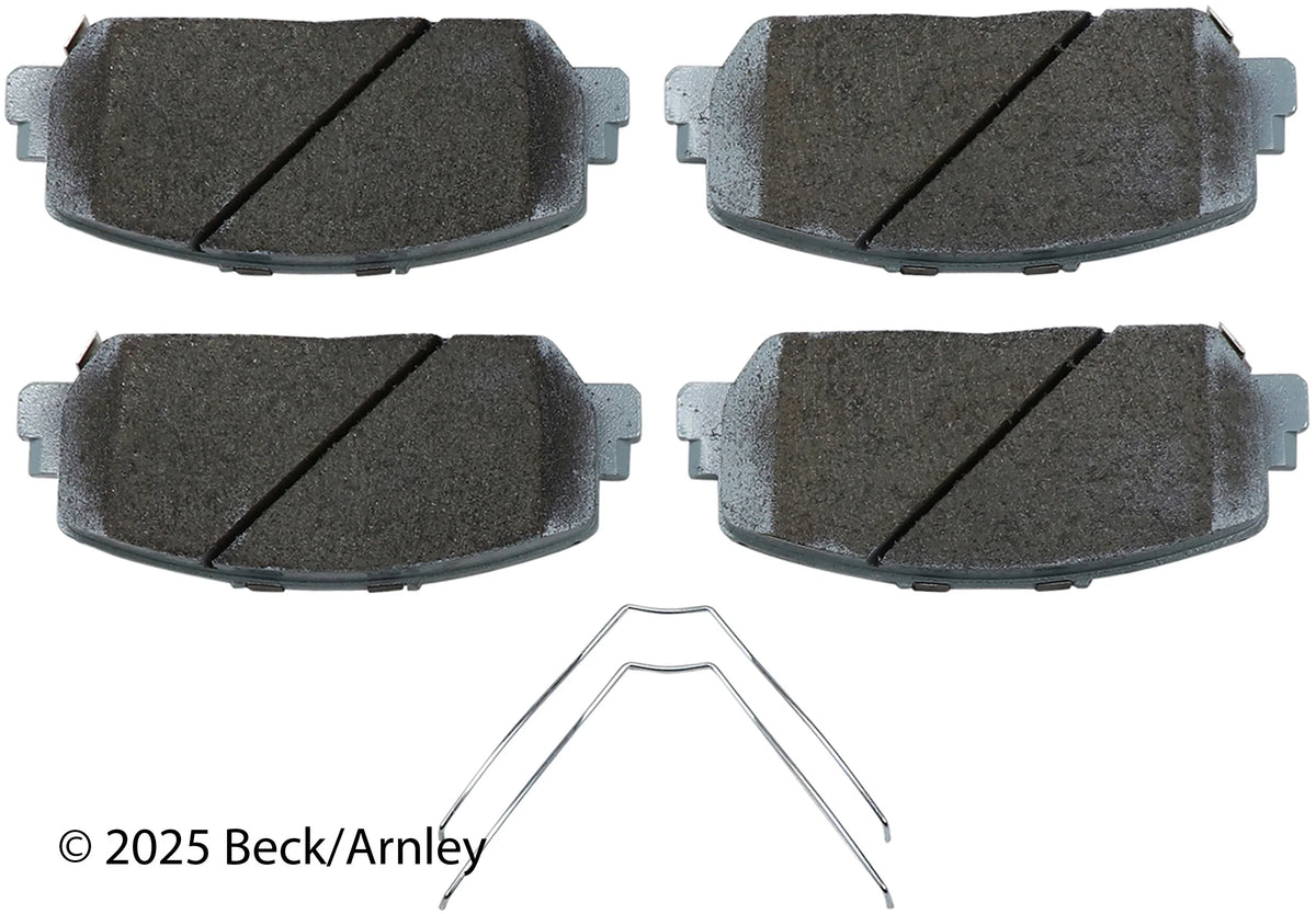 Beck/Arnley 085-7063 2016-2018 Acura ILX Disc Brake Pad Set