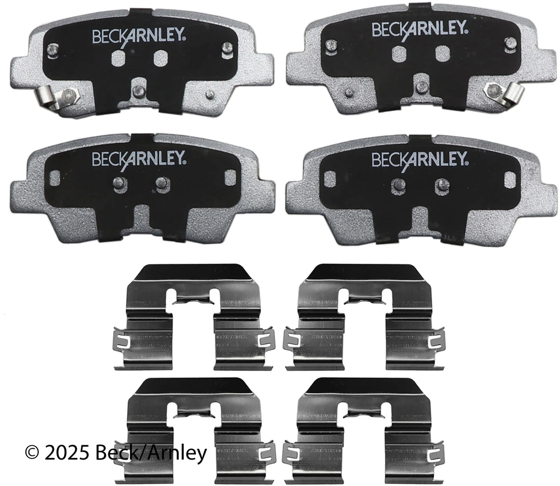 Beck/Arnley 085-7073 2020-2025 Hyundai Venue Disc Brake Pad Set