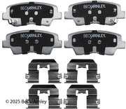 Beck/Arnley 085-7073 2020-2025 Hyundai Venue Disc Brake Pad Set