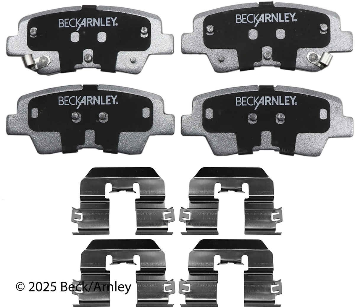 Beck/Arnley 085-7073 2020-2025 Hyundai Venue Disc Brake Pad Set