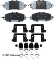 Beck/Arnley 085-7076B 2017-2021 Honda Clarity Disc Brake Pad Set