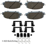 Beck/Arnley 085-7076B 2017-2021 Honda Clarity Disc Brake Pad Set