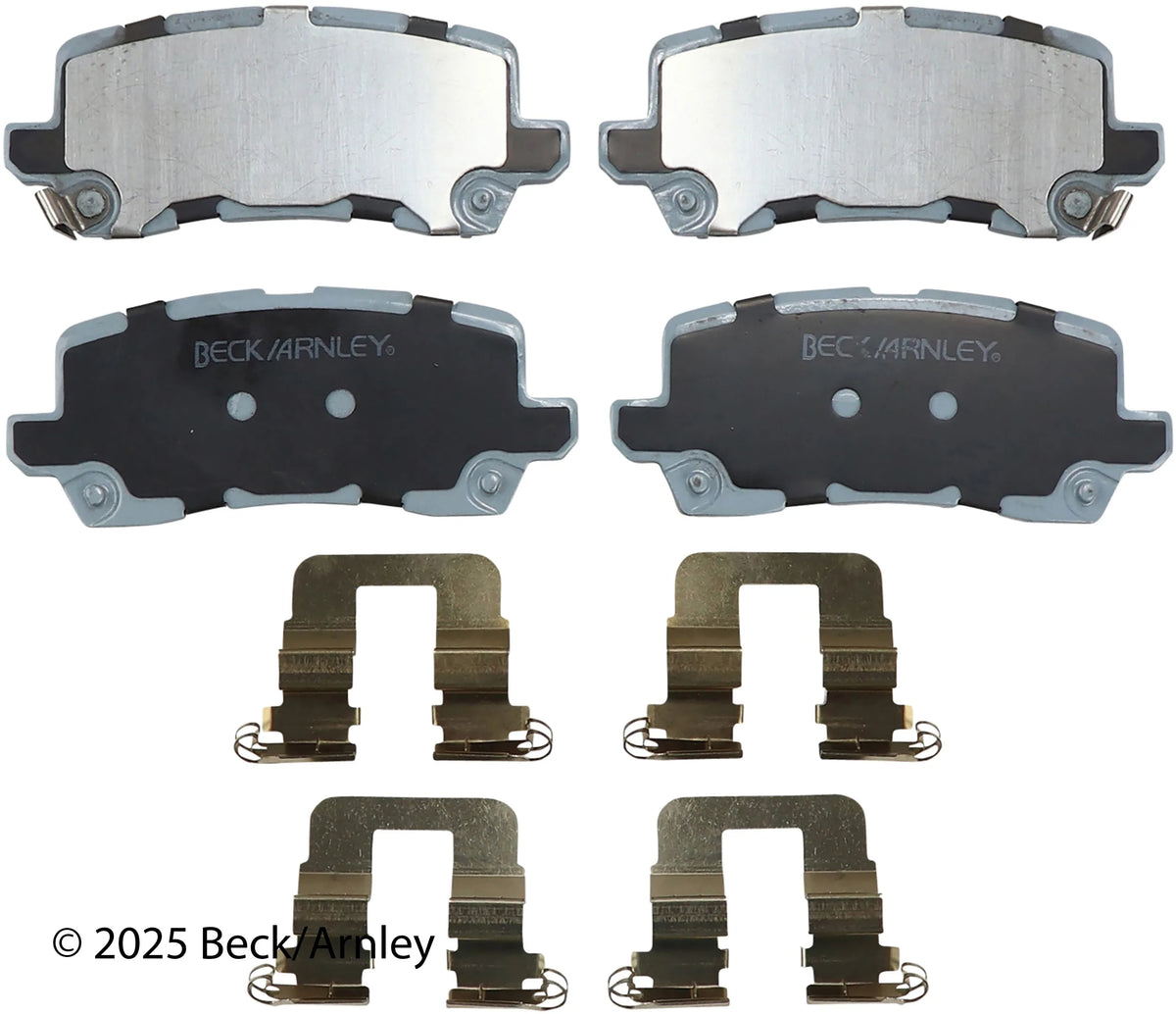 Beck/Arnley 085-7078 2018-2026 Honda Odyssey Disc Brake Pad Set
