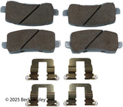 Beck/Arnley 085-7078 2018-2026 Honda Odyssey Disc Brake Pad Set