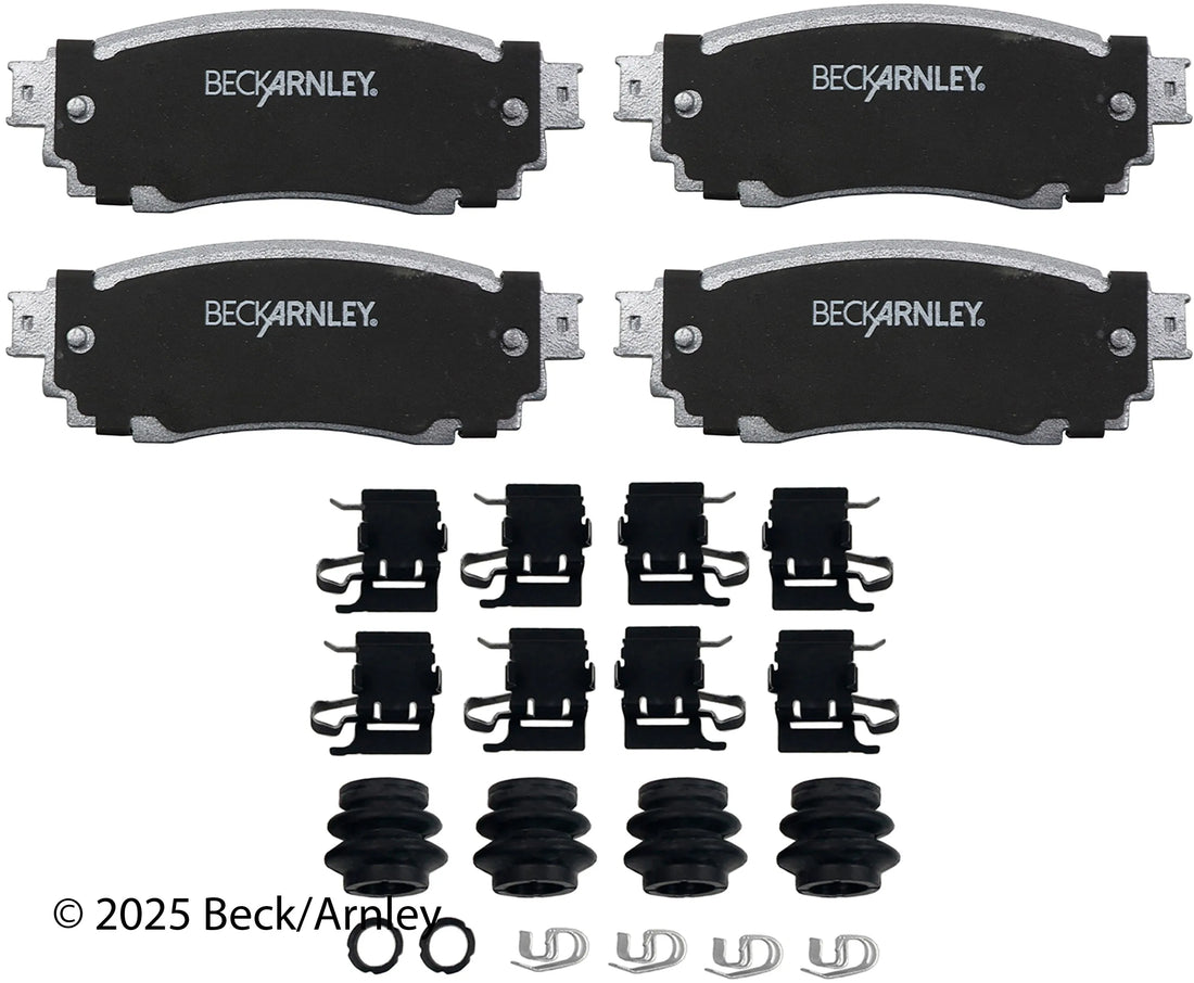 Beck/Arnley 085-7079 2018-2026 Toyota Camry Disc Brake Pad Set
