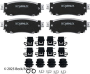 Beck/Arnley 085-7079 2018-2026 Toyota Camry Disc Brake Pad Set