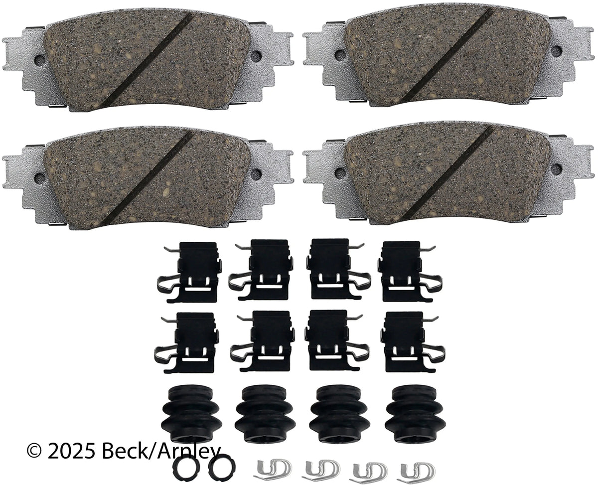Beck/Arnley 085-7079 2018-2026 Toyota Camry Disc Brake Pad Set