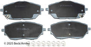 Beck/Arnley 085-7088 2018-2022 Toyota C-HR Disc Brake Pad Set