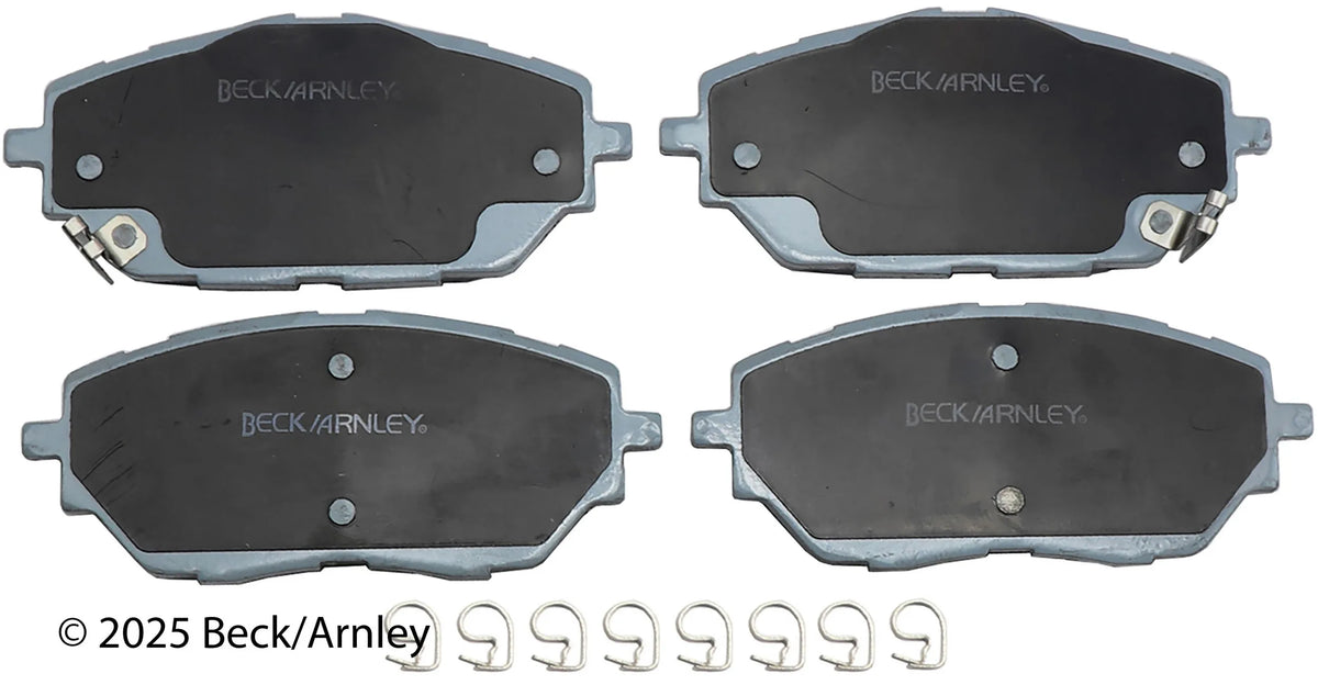 Beck/Arnley 085-7088 2018-2022 Toyota C-HR Disc Brake Pad Set