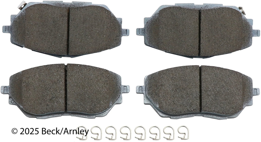 Beck/Arnley 085-7088 2018-2022 Toyota C-HR Disc Brake Pad Set
