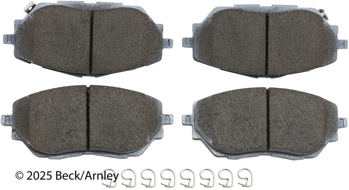Beck/Arnley 085-7088 2018-2022 Toyota C-HR Disc Brake Pad Set