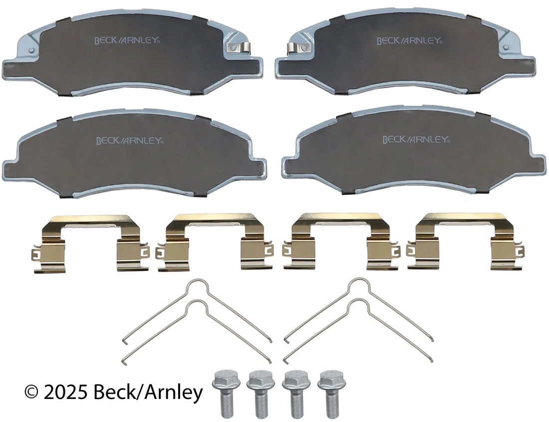 Beck/Arnley 085-7091 2018-2026 Honda Odyssey Disc Brake Pad Set
