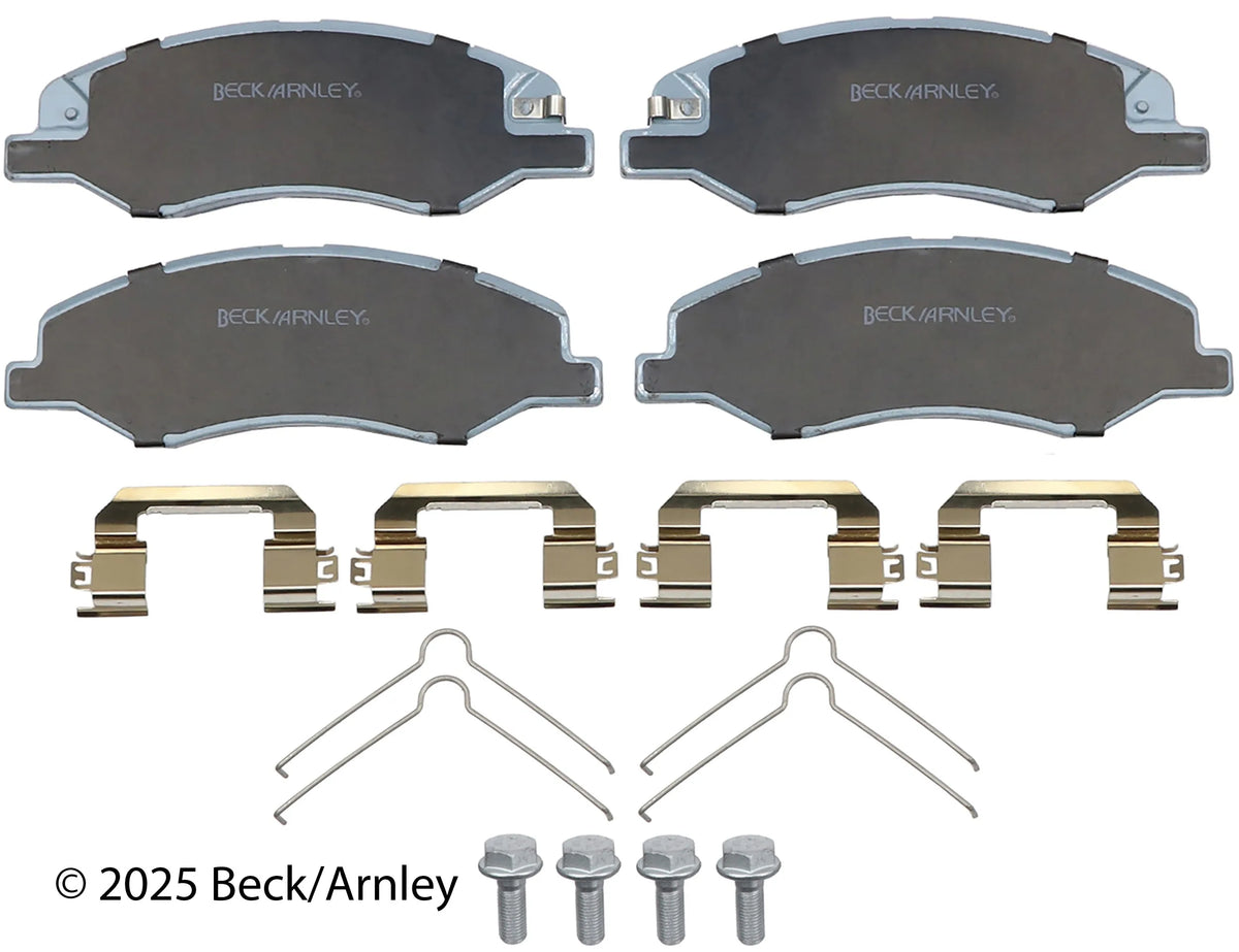 Beck/Arnley 085-7091 2018-2026 Honda Odyssey Disc Brake Pad Set