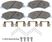 Beck/Arnley 085-7091 2018-2026 Honda Odyssey Disc Brake Pad Set