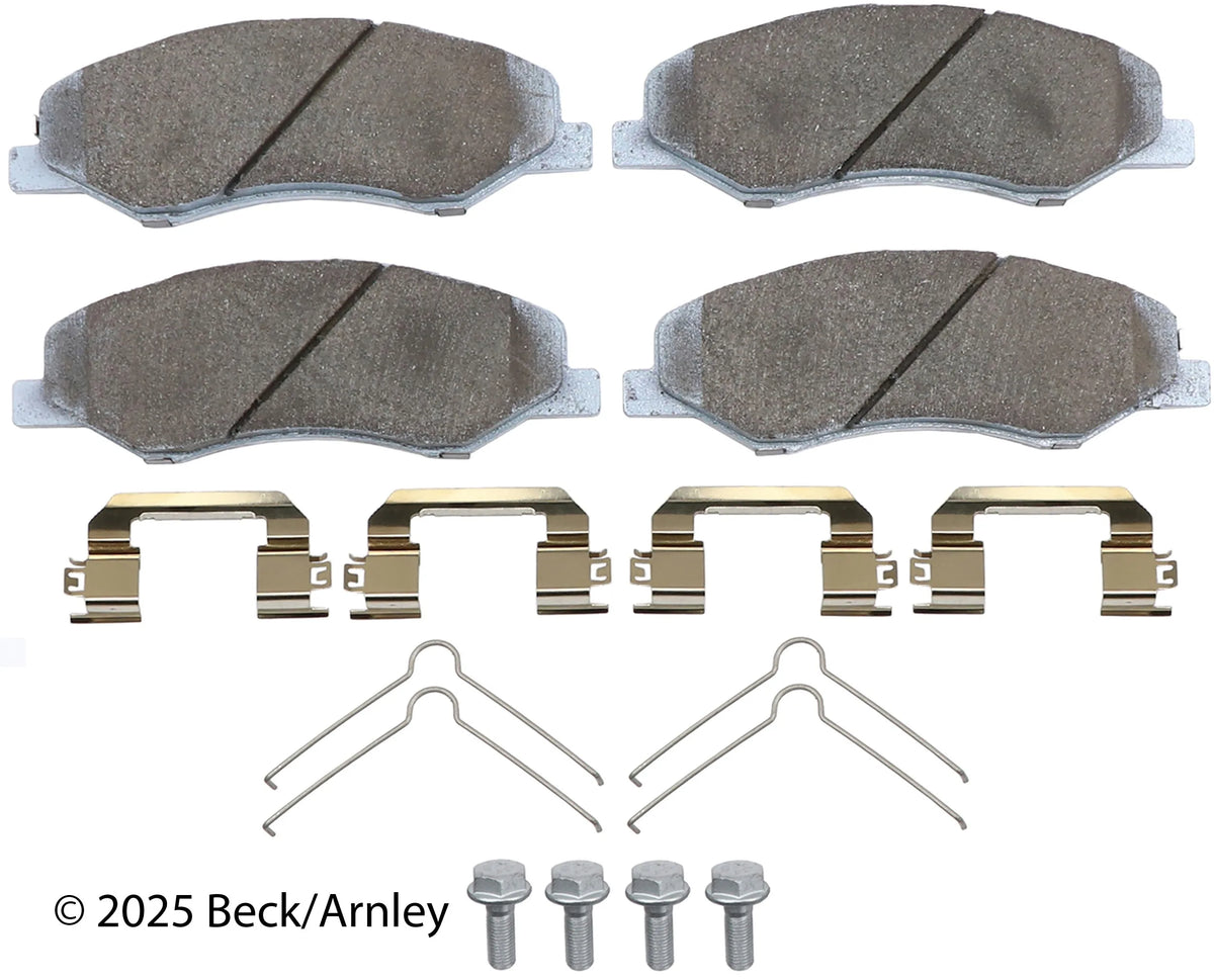 Beck/Arnley 085-7091 2018-2026 Honda Odyssey Disc Brake Pad Set