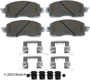Beck/Arnley 085-7092 2018-2025 Subaru Crosstrek Disc Brake Pad Set