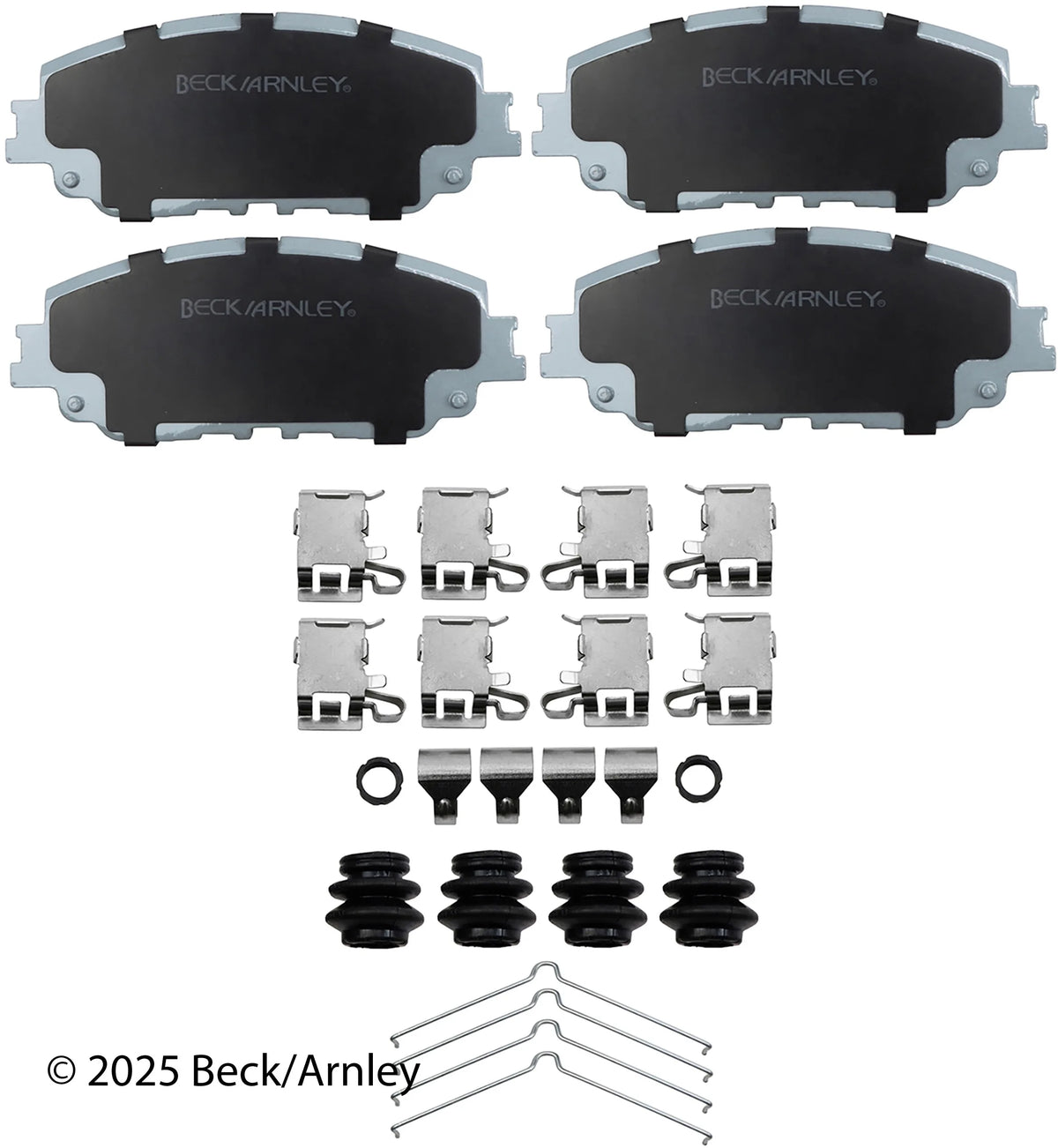 Beck/Arnley 085-7093 2025-2026 Lexus UX300h Disc Brake Pad Set