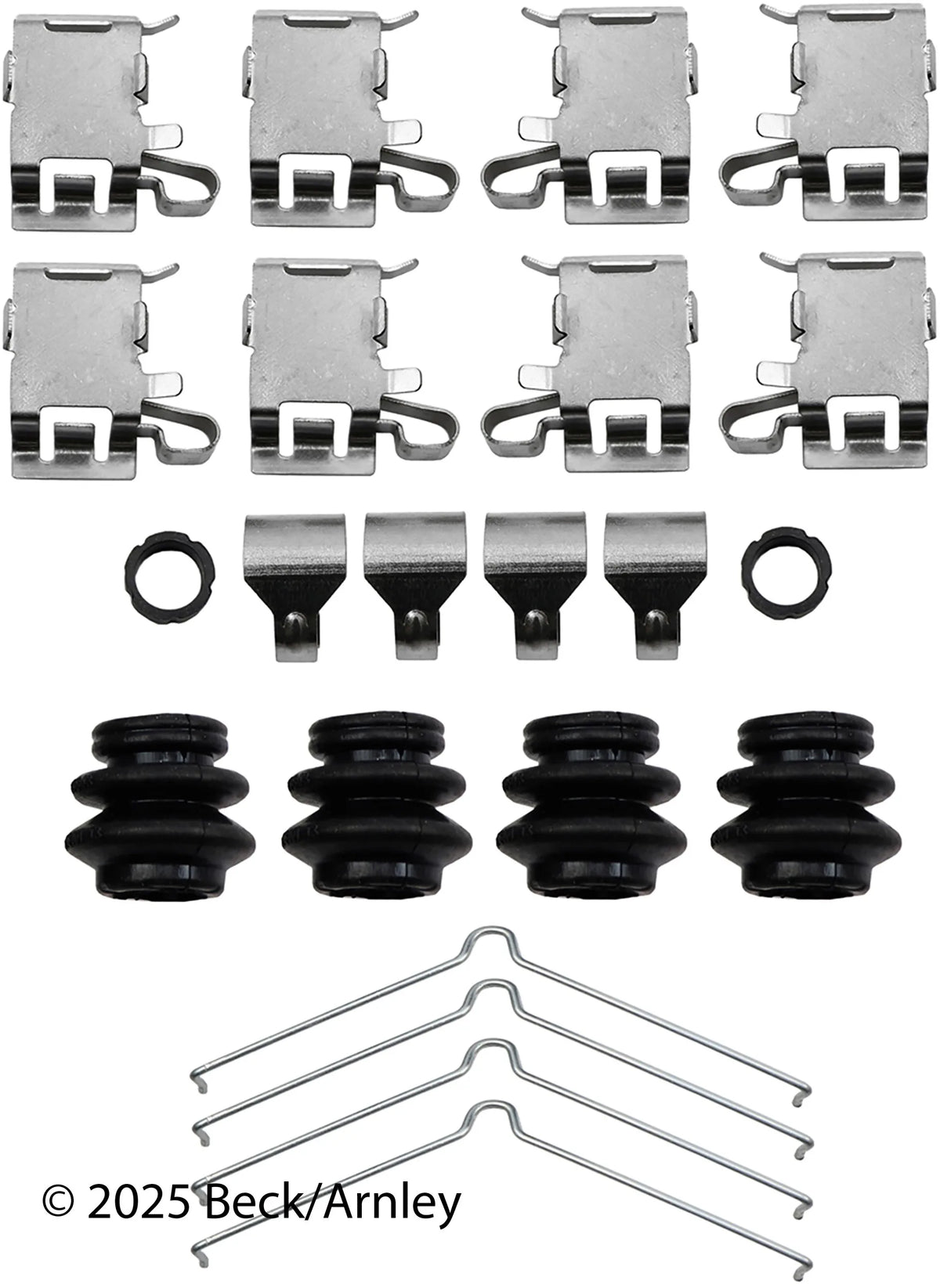 Beck/Arnley 085-7093 2025-2026 Lexus UX300h Disc Brake Pad Set