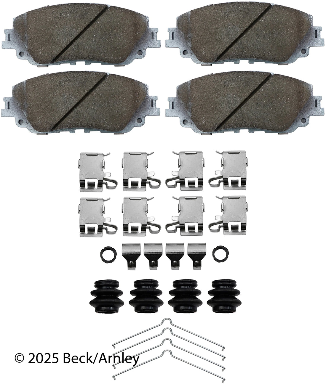 Beck/Arnley 085-7093 2025-2026 Lexus UX300h Disc Brake Pad Set